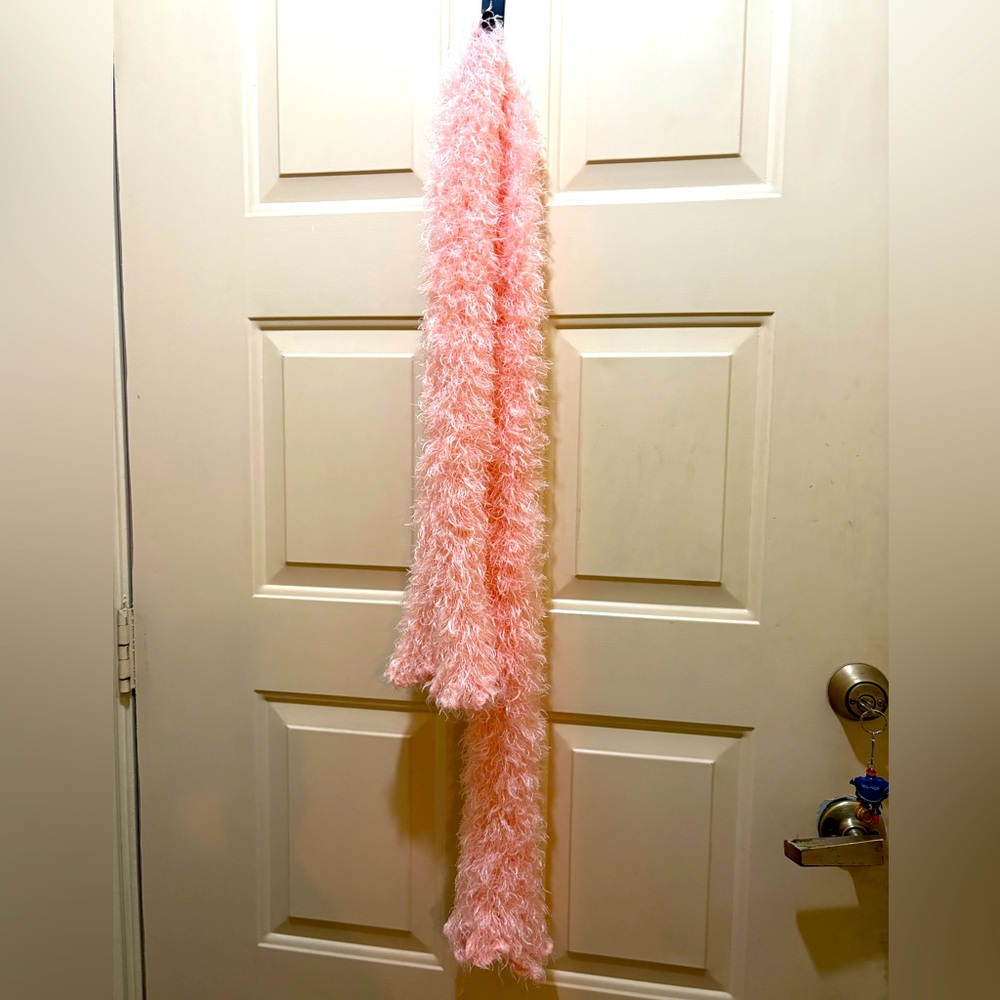 Light Pink Faux Fur Magic Scaf